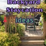 a backyard patio - backyard staycation
