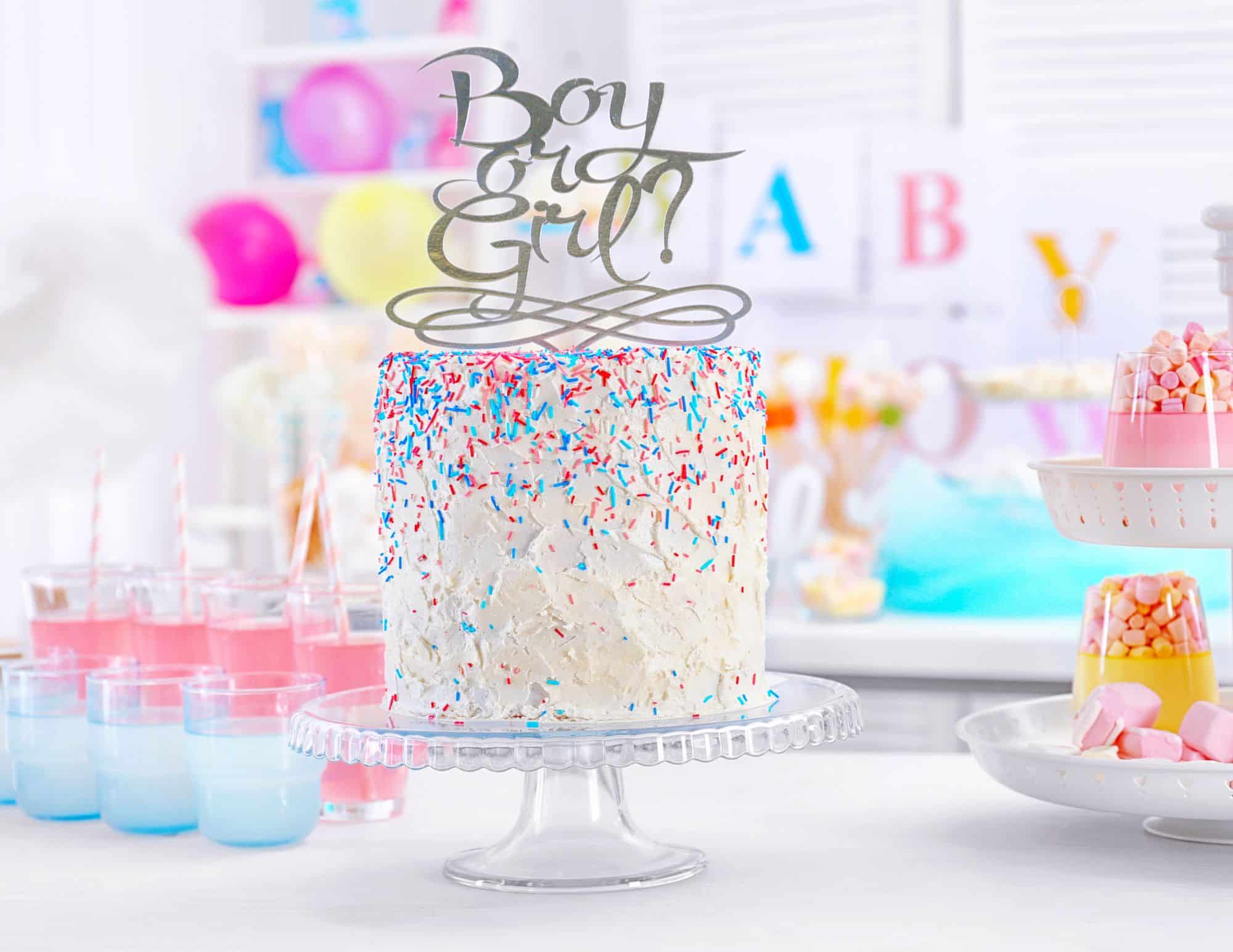 Baby Shower Cake - Joyful Beginnings Baby Shower Planner