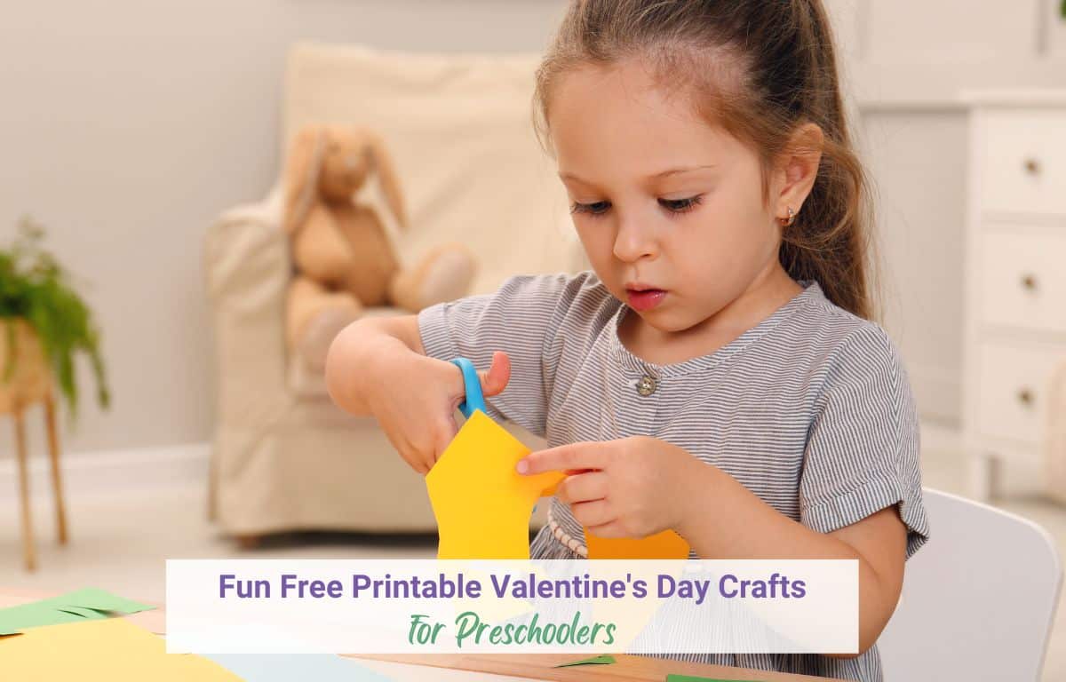 Fun Free Printable Valentine’s Day Crafts for Preschoolers