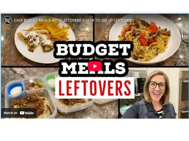 picture of video on how to use up leftovers