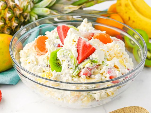 Hawaiian Cheesecake Salad - summer dessert recipes