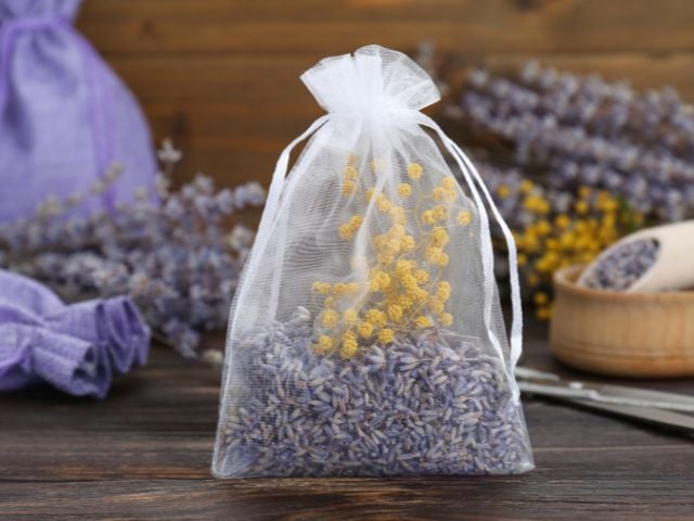 lavender sachet - baby shower favors
