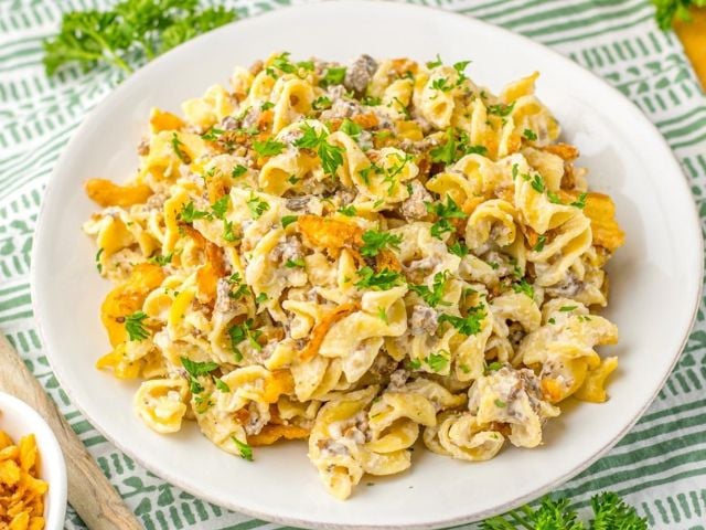 French Onion Beef Casserole - ground beef recipes