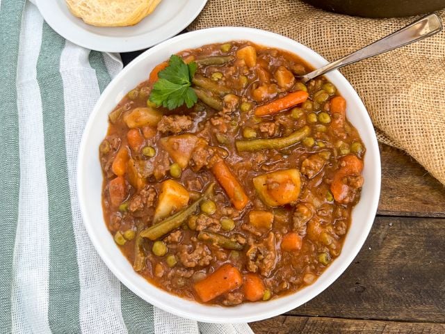 ground beef stew - ground beef recipes