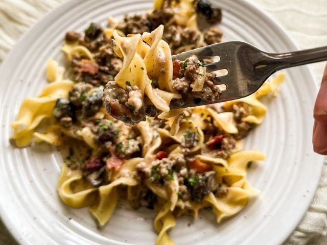 Ground Beef Stroganoff - ground beef recipe ideas