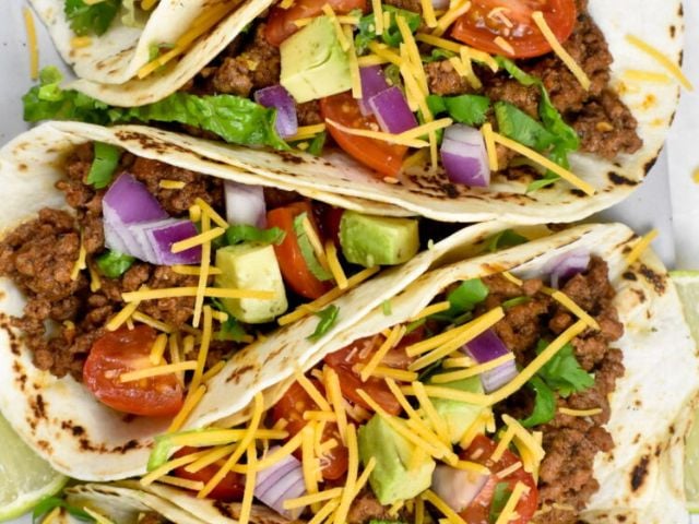 Mexican Ground Beef Tacos - ground beef recipe ideas