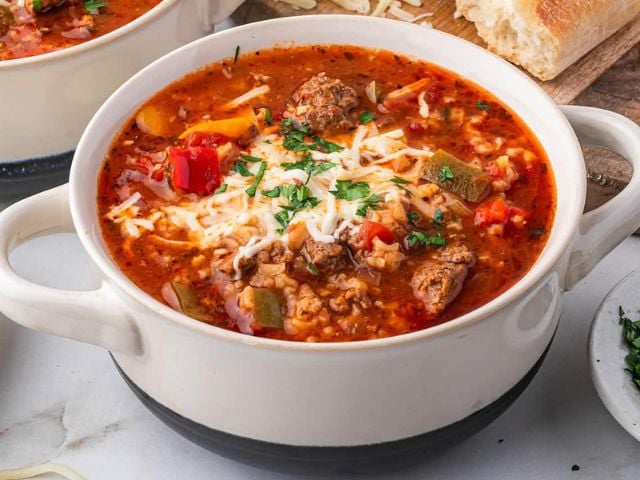 Stuffed Pepper Soup - ground beef recipes